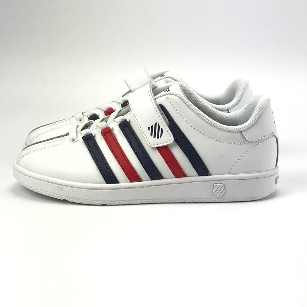K Swiss Youth Varsity Classic Red White Blue Shoes - Picture 5 of 8